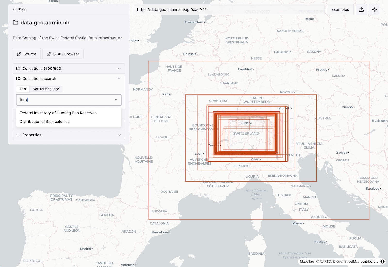 The FSDI STAC in stac-map